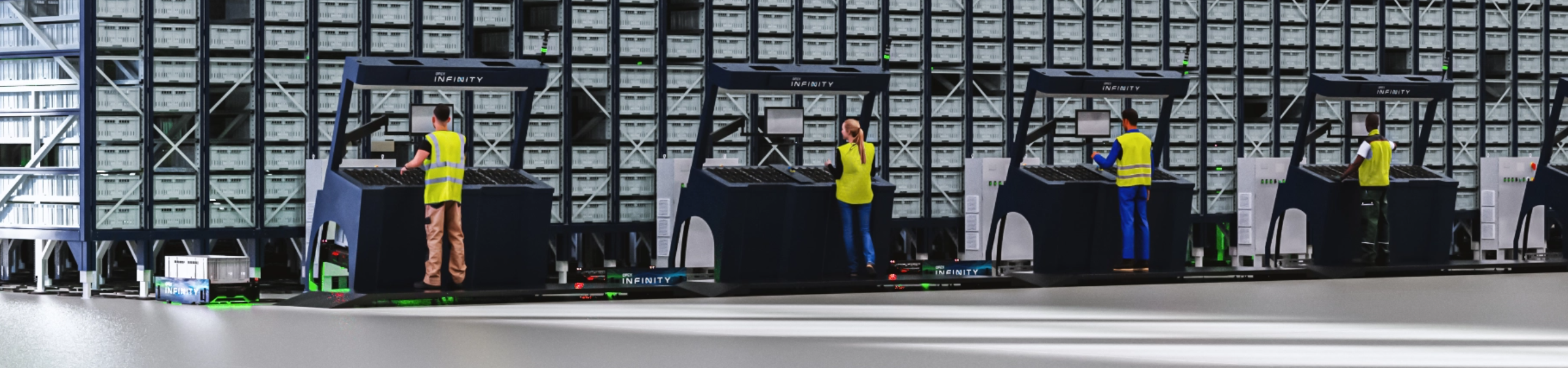 Chapter 5 Image 4 workers using the OPEX Infinity