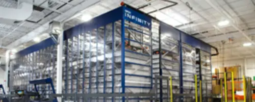 OPEX Infinity ASRS inside of a warehouse