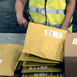 Man Holding Package