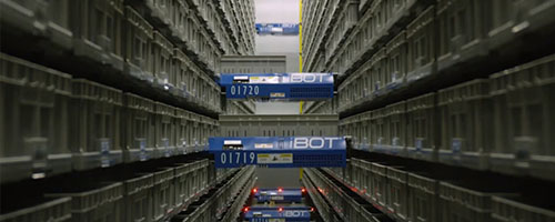 Dealing with Unplanned Fluctuations iBots in racking